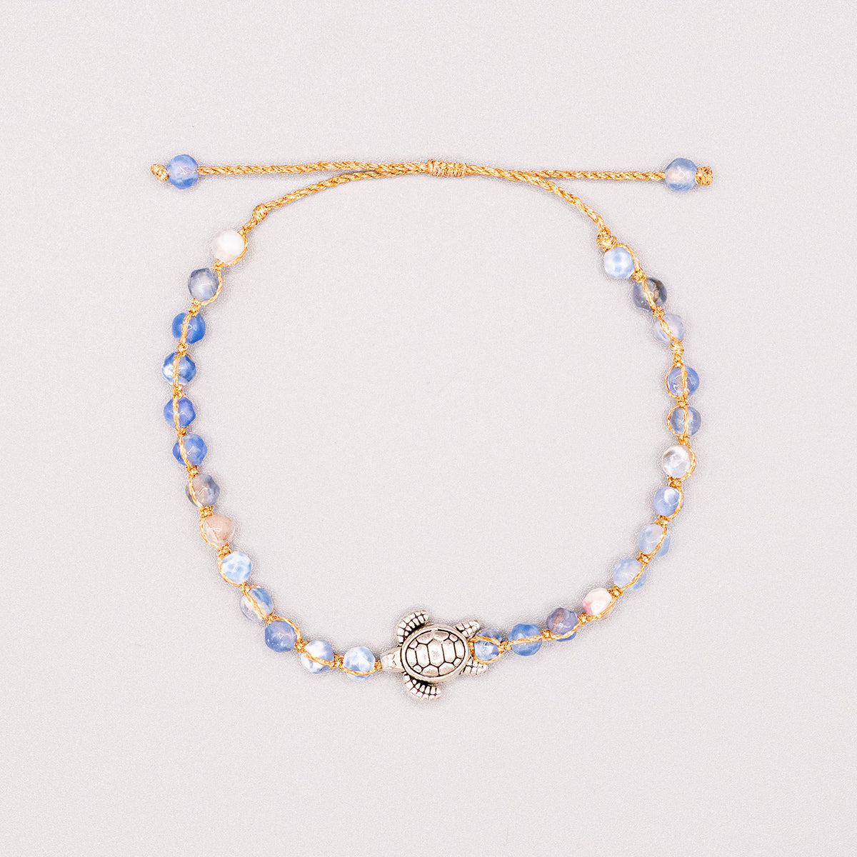 Armband türkis - "Blue Ocean Turtle Stone" Edition