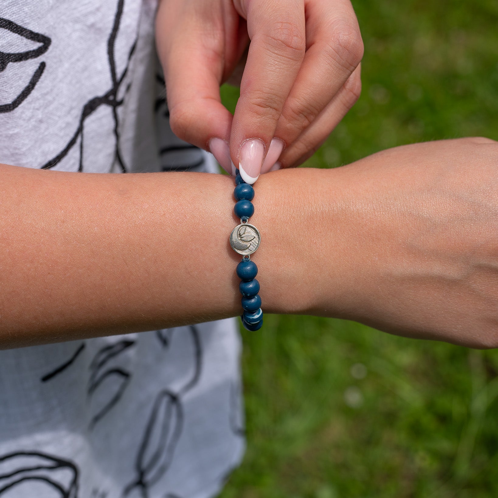 Armband blau "DOLPHIN" – Ansicht 3