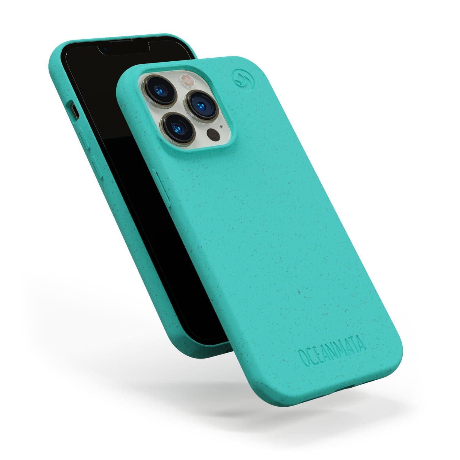 iPhone 13 mini Hülle - türkis - nachhaltig – Ansicht 3