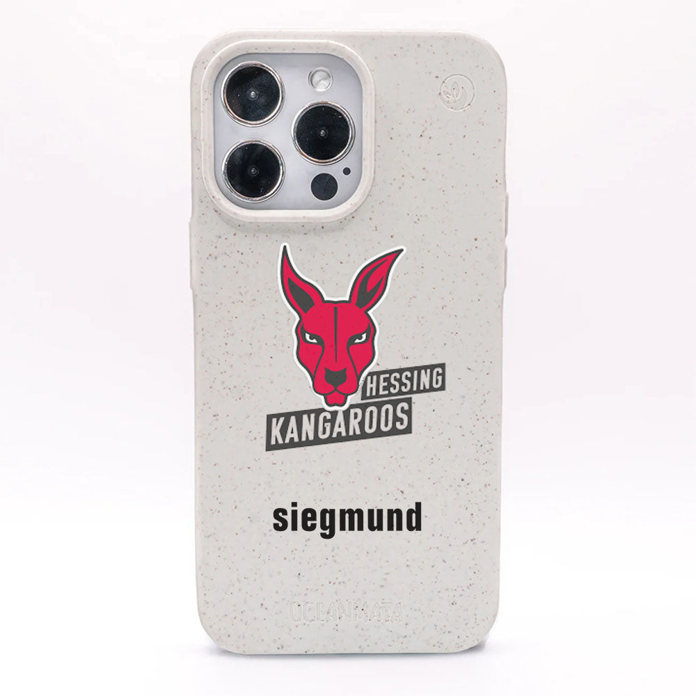 iPhone 11 pro Hülle - weiß - "Hessing Kangaroos " - nachhaltig