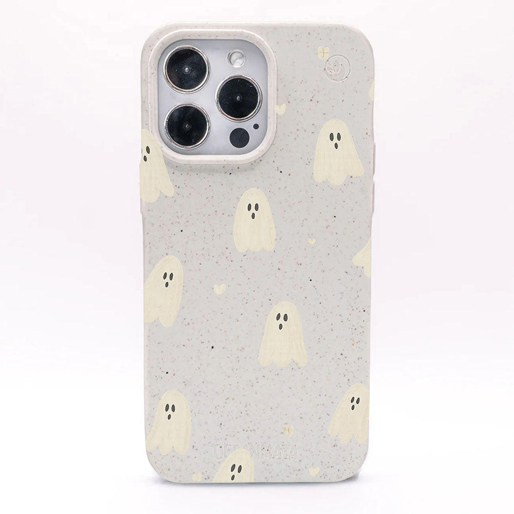 iPhone 17 Hülle - Geist weiß - "LittleGhost" - nachhaltig