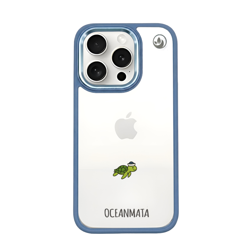 iPhone 15 pro max Hülle - Schildkröte - "Captain Turtle" - nachhaltig