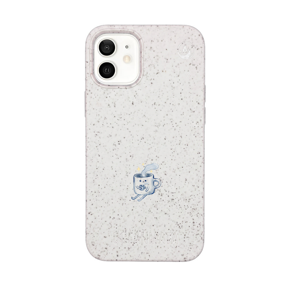 Biologisch abbaubare Handyhülle iPhone 12 mini Coffeelove — kompostierbar — Vorderseite