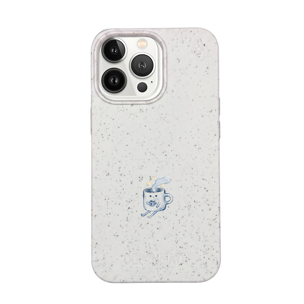 Biologisch abbaubare Handyhülle iPhone 13 pro max Coffeelove — kompostierbar — Vorderseite