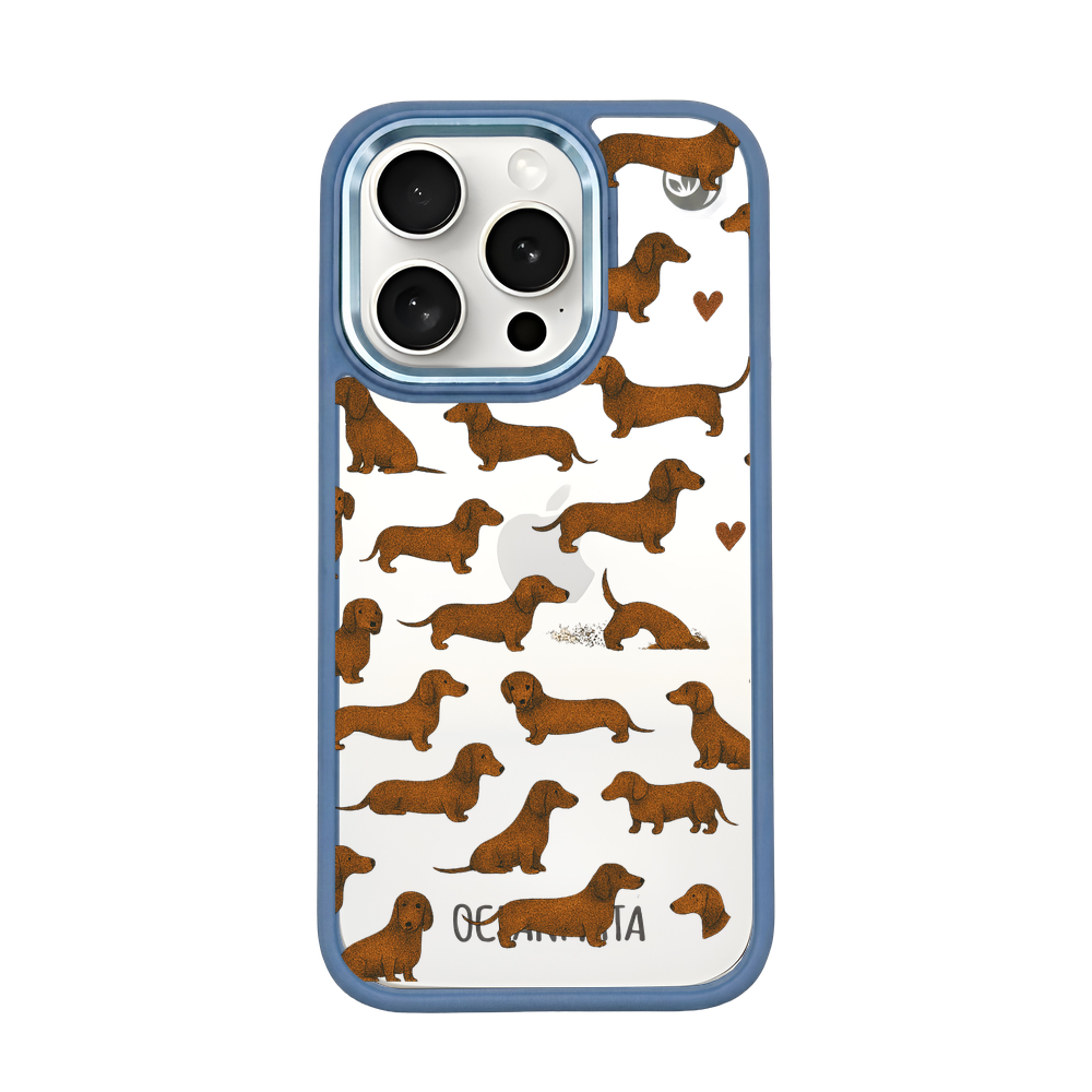 iPhone 15 pro max Hülle - Dackel - "Dackel" - nachhaltig
