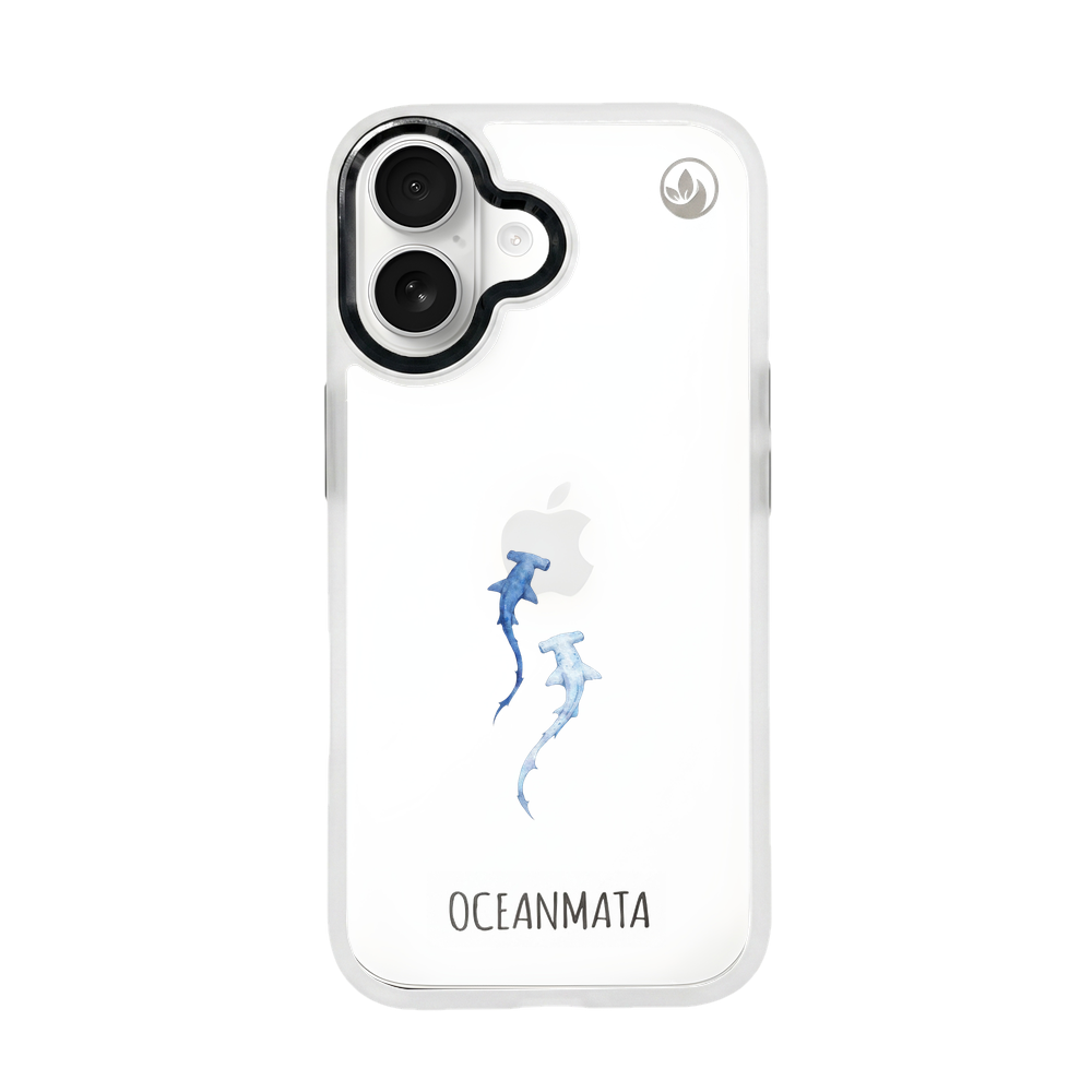iPhone 17 Hülle - hai blau - "Hammerhead" - nachhaltig