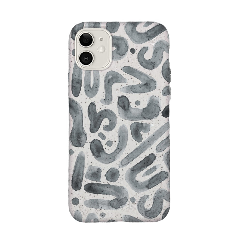 iPhone 11 Hülle Buchstabensuppe in Handyfarbe