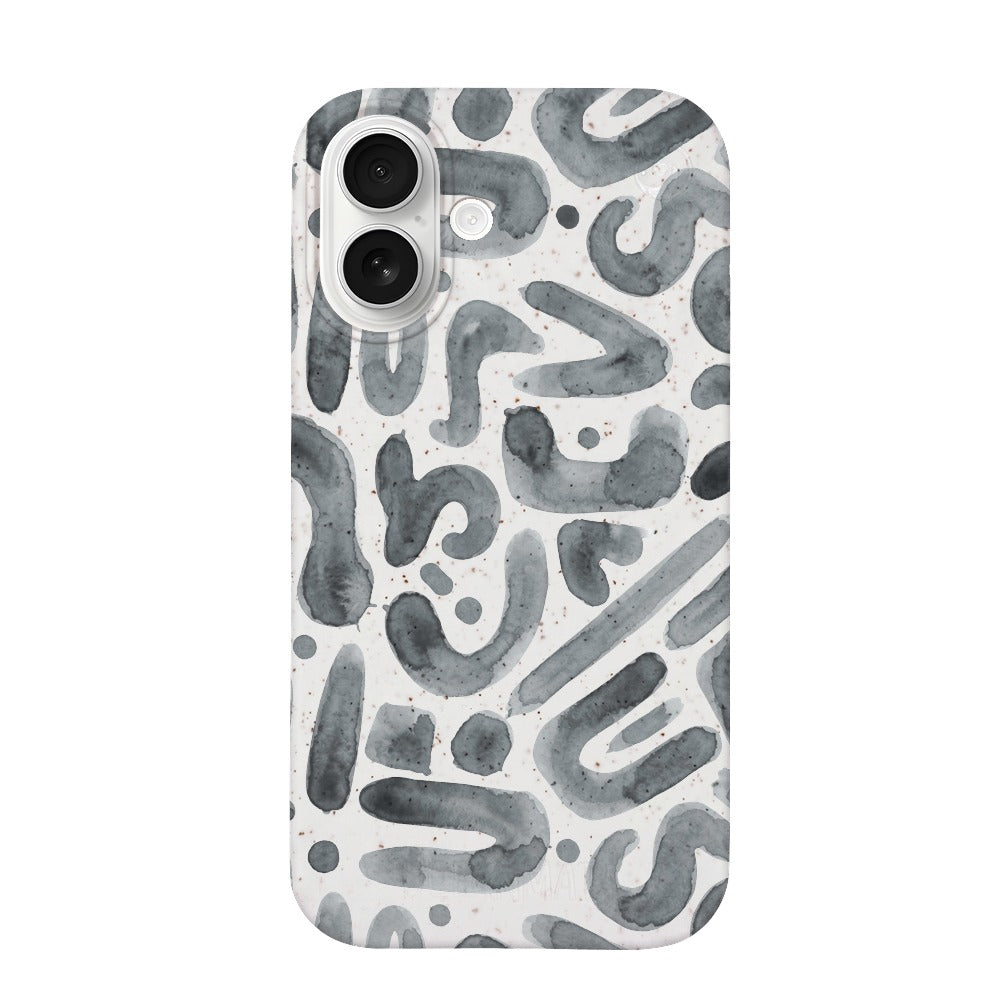 iPhone 17 Hülle Buchstabensuppe in Handyfarbe