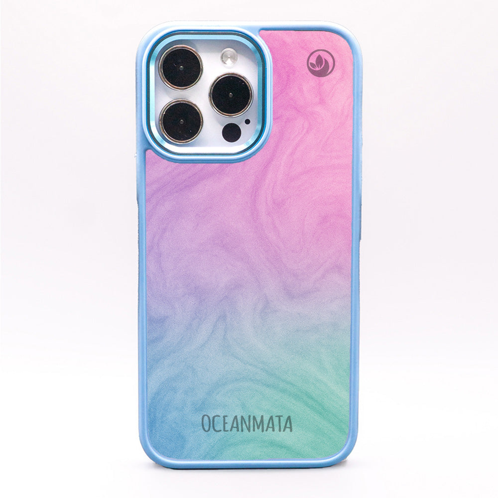 iPhone 12 pro / iPhone 12 Hülle - "Colored Marble" - nachhaltig