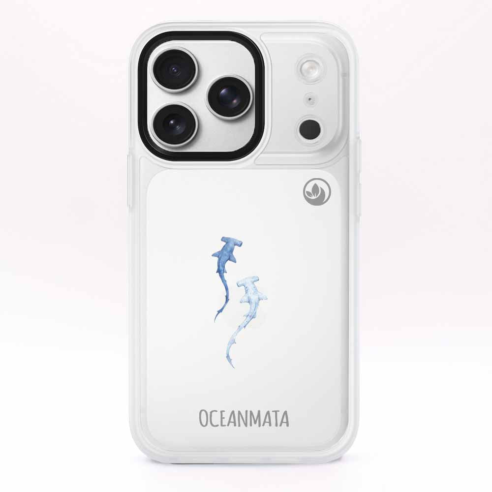 iPhone 17 pro max Hülle - hai blau - "Hammerhead" - nachhaltig