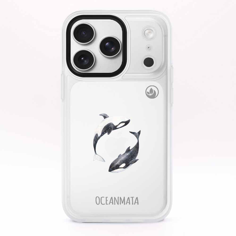 iPhone 17 pro max Hülle - Orca blau - "OrcaFlow" - nachhaltig