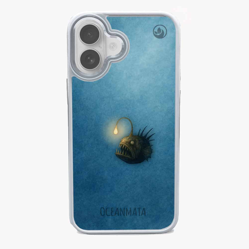 iPhone 17 Hülle - Anglerfisch blau - "Sour" - nachhaltig