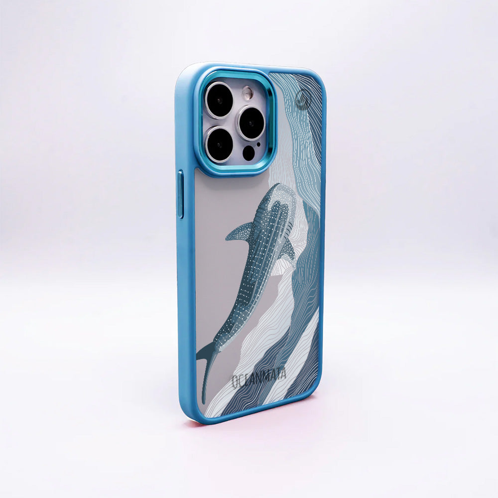 iPhone 14 Hülle - Walhai blau - "DeepWater" - nachhaltig