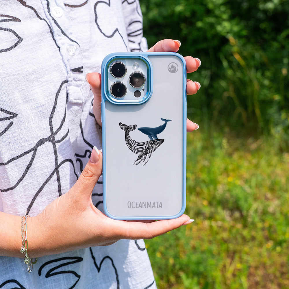 Samsung S24 Ultra Hülle - Wal blau - "BlueWhale" - nachhaltig