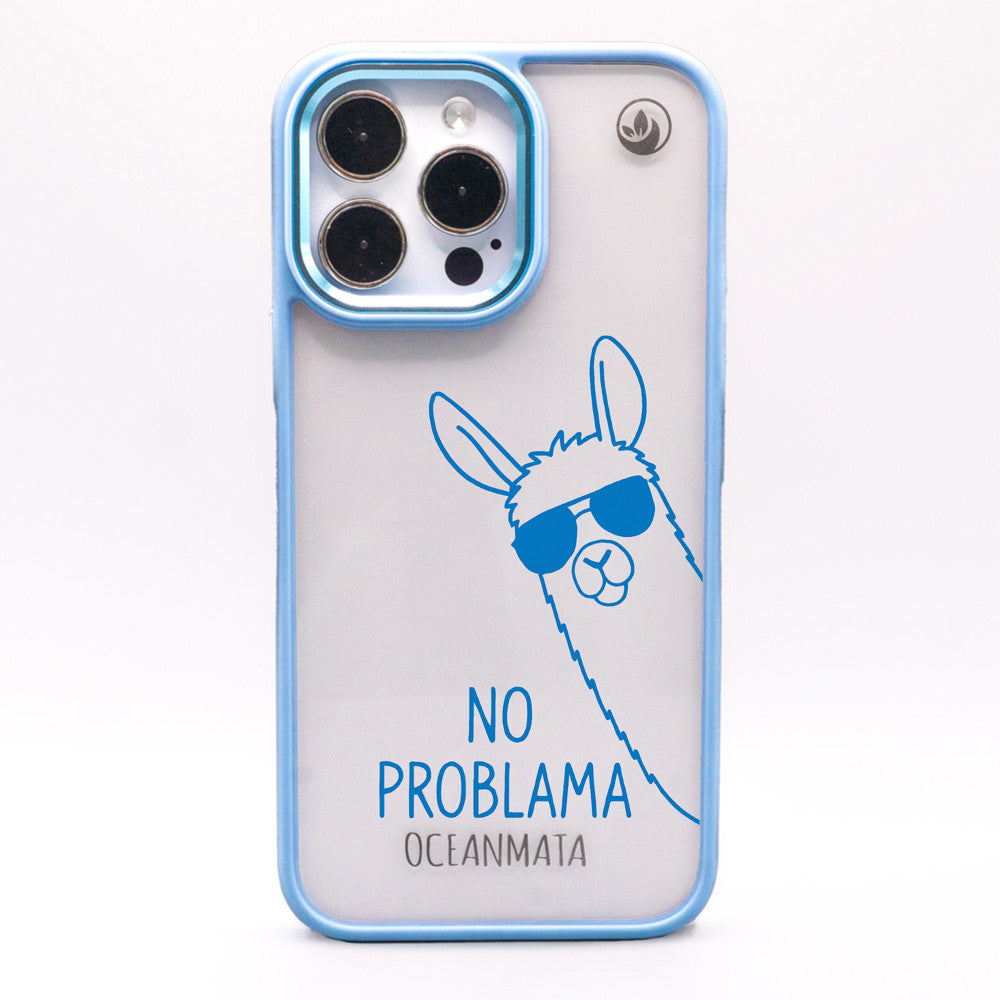 iPhone 12 pro / iPhone 12 Hülle - Lama - "No Problama" nachhaltig