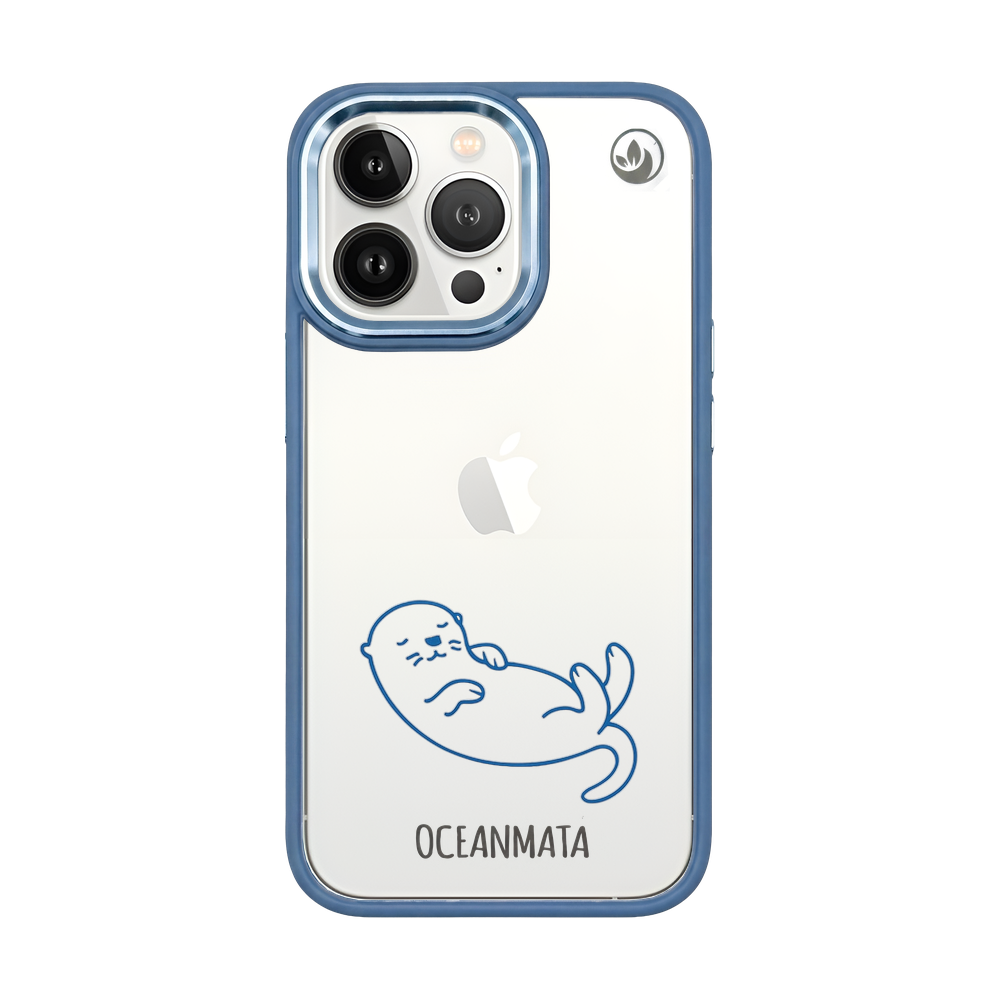 iPhone 13 pro Hülle - Otter blau - nachhaltig