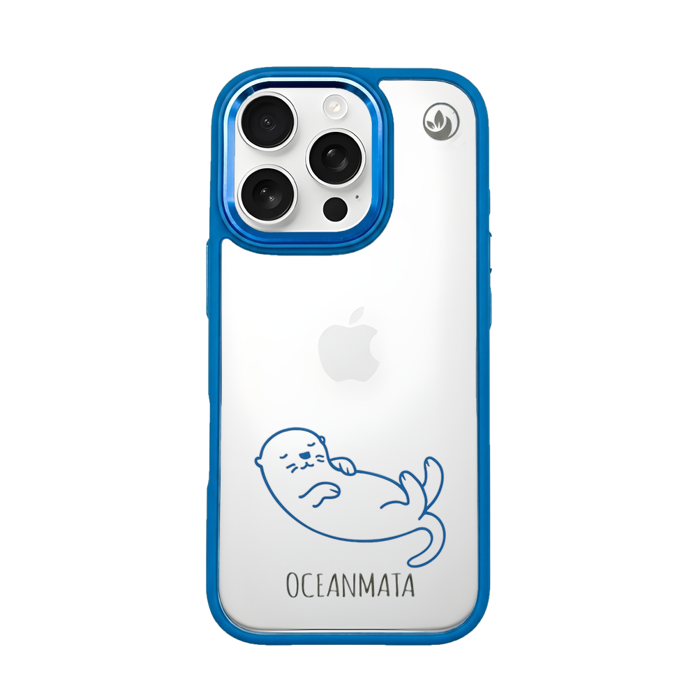 iPhone 16 pro max Hülle - Otter blau - nachhaltig