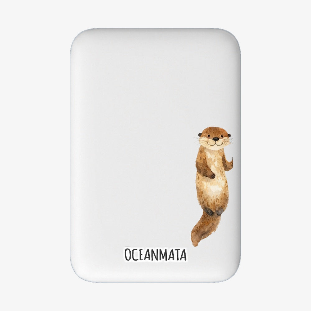 Powerbank MagSafe - "otterlove_left" - nachhaltig