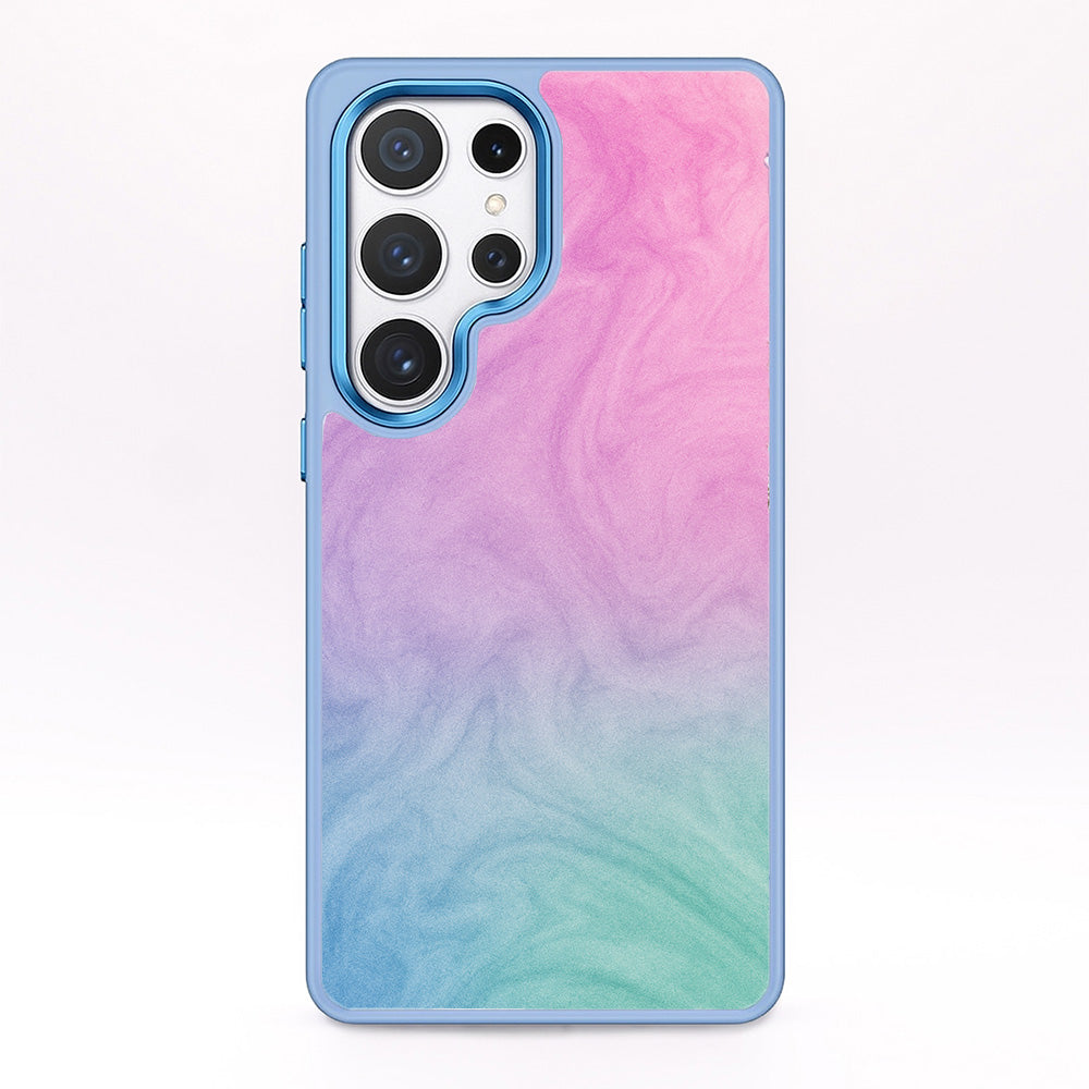 Samsung S25 Ultra Hülle - "Colored Marble" - nachhaltig