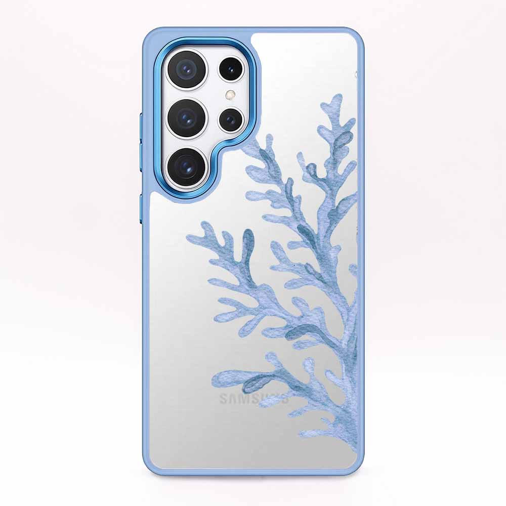 Samsung S24 Ultra Hülle - Coral blau - "CoralBlue" - nachhaltig