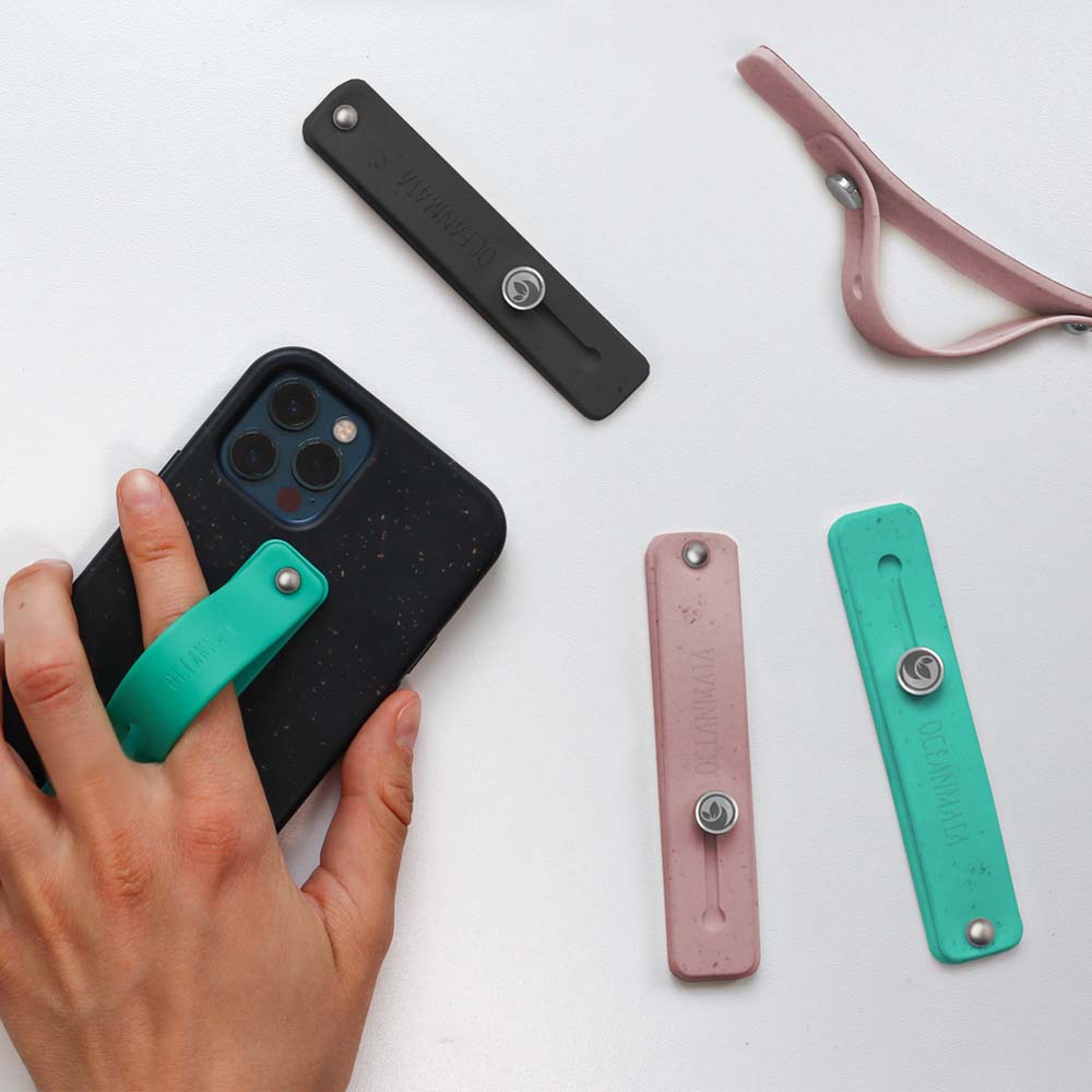 Biologischer Phone Strap - rosa – Ansicht 5
