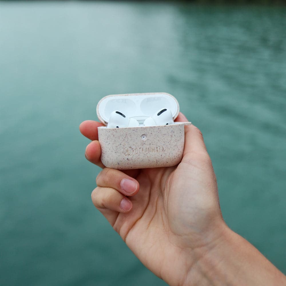 nachhaltige Apple AirPod Case Pro 1/2 - Hülle - weiß – Ansicht 3