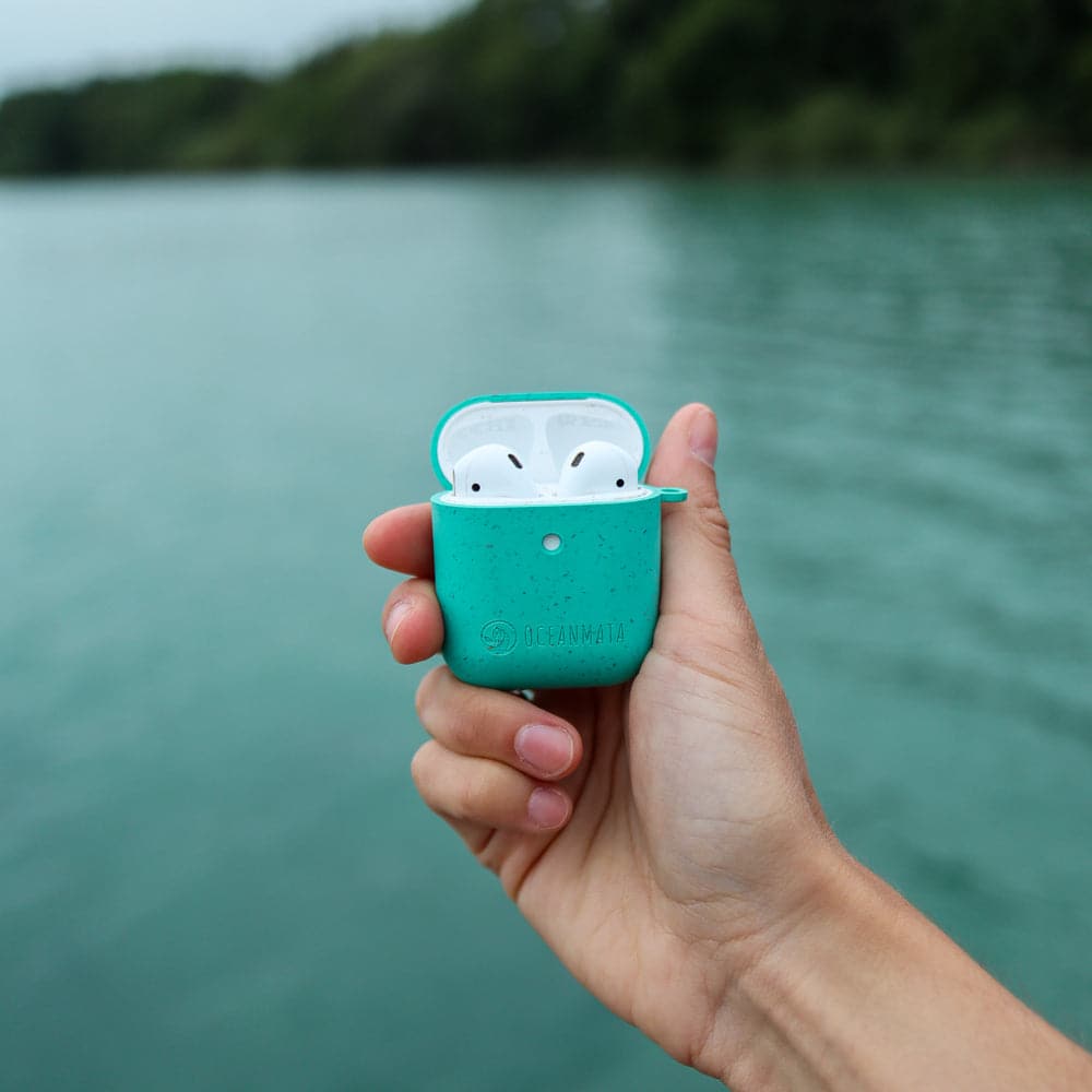 AirPods 1 & 2 Hülle - türkis - nachhaltig