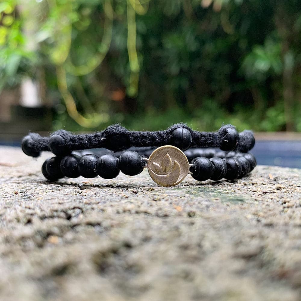 Armband schwarz "OCEAN PLASTIC"