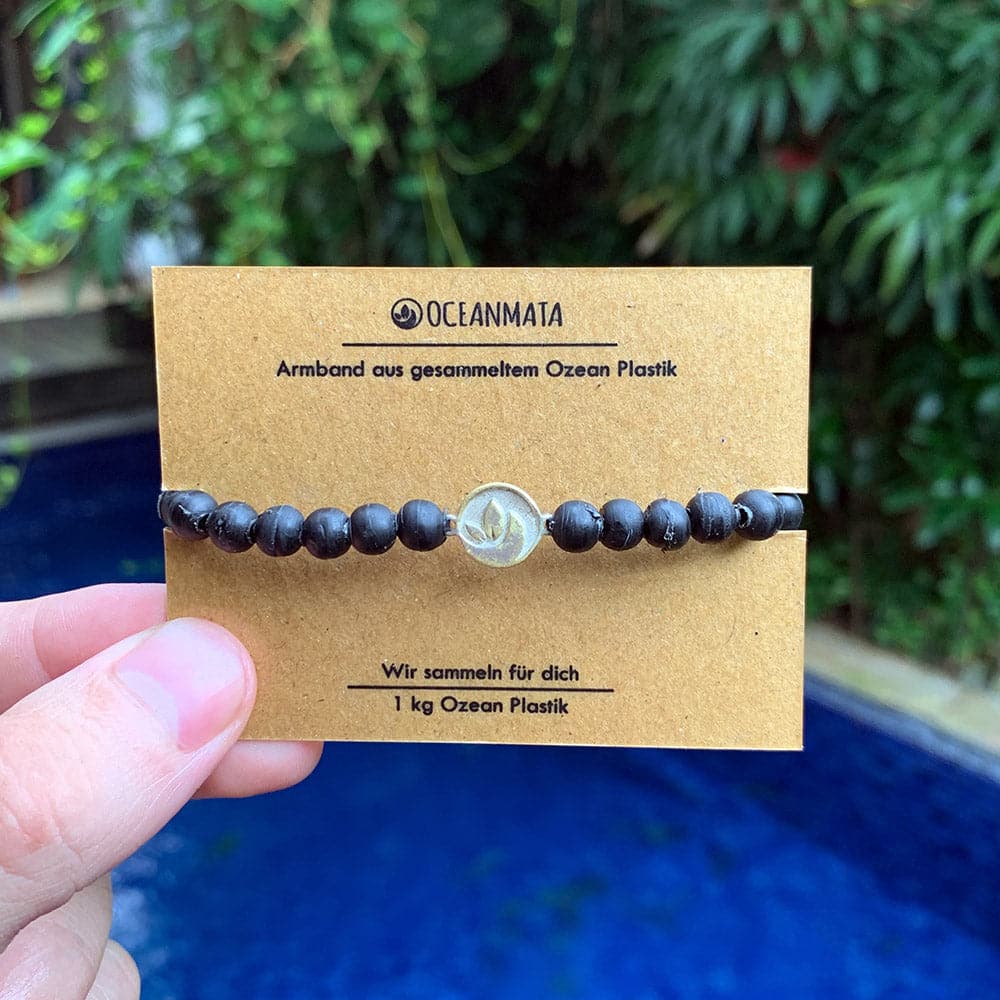 Armband schwarz "OCEAN PLASTIC" – Ansicht 9