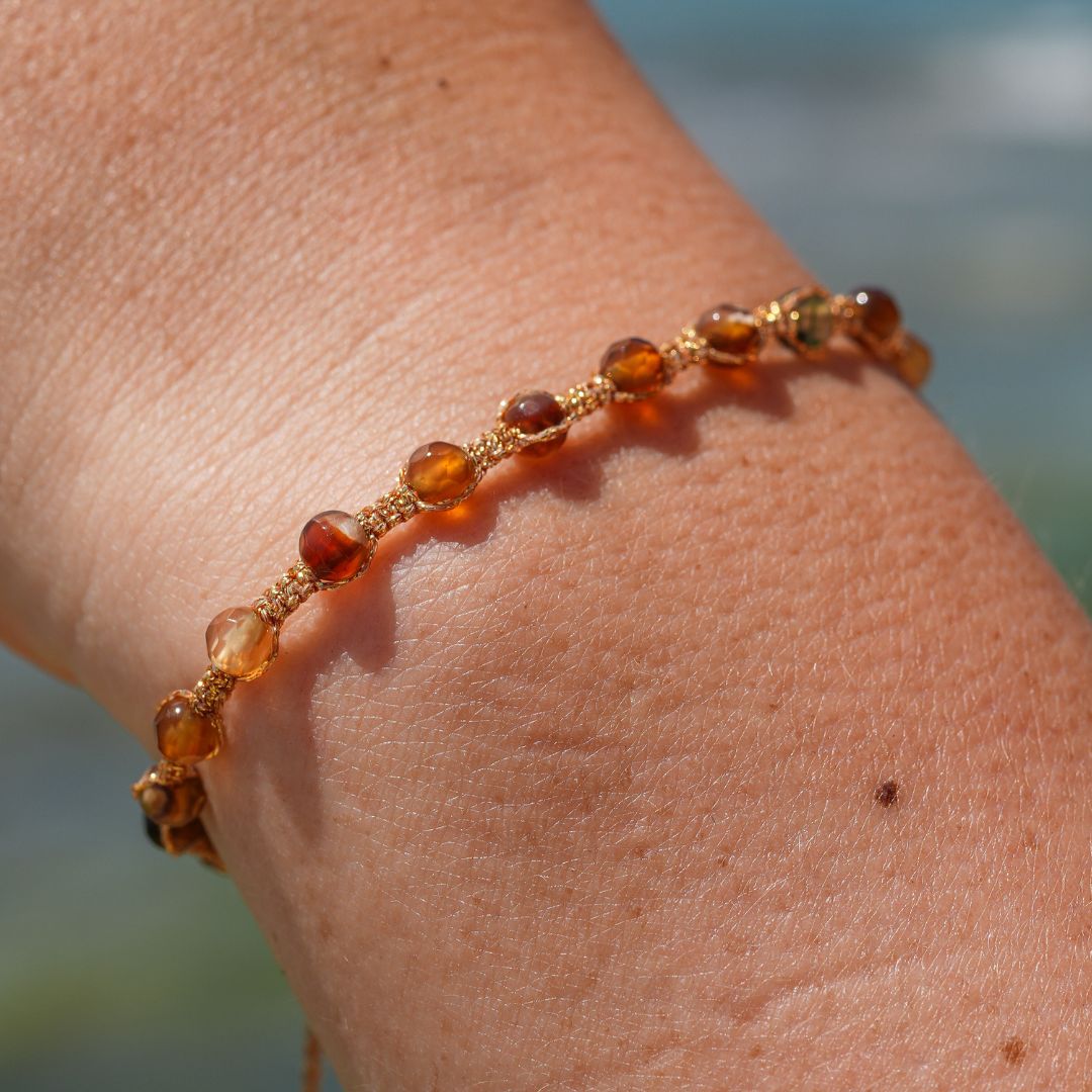 Armband gold - "Agate Stone" Edition