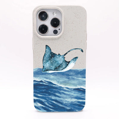 iPhone 11 pro Hülle - weiß Manta - "Manta Wave" - nachhaltig
