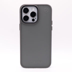 iPhone 16 pro max Hülle - durchsichtig grau - nachhaltig