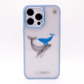 iPhone SE/7/8 Hülle - Wal blau - "BlueWhale" - nachhaltig