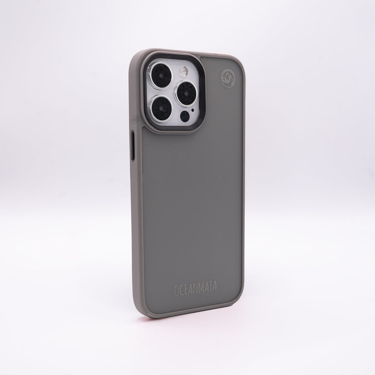 iPhone 16 pro max Hülle - durchsichtig grau - nachhaltig