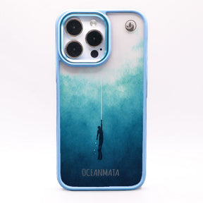 iPhone 13 pro max Hülle - Freedive blau - "Freedive" - nachhaltig