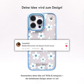 iPhone 16e/17e Hülle - Blumen - "Ocean Bloom" - nachhaltig