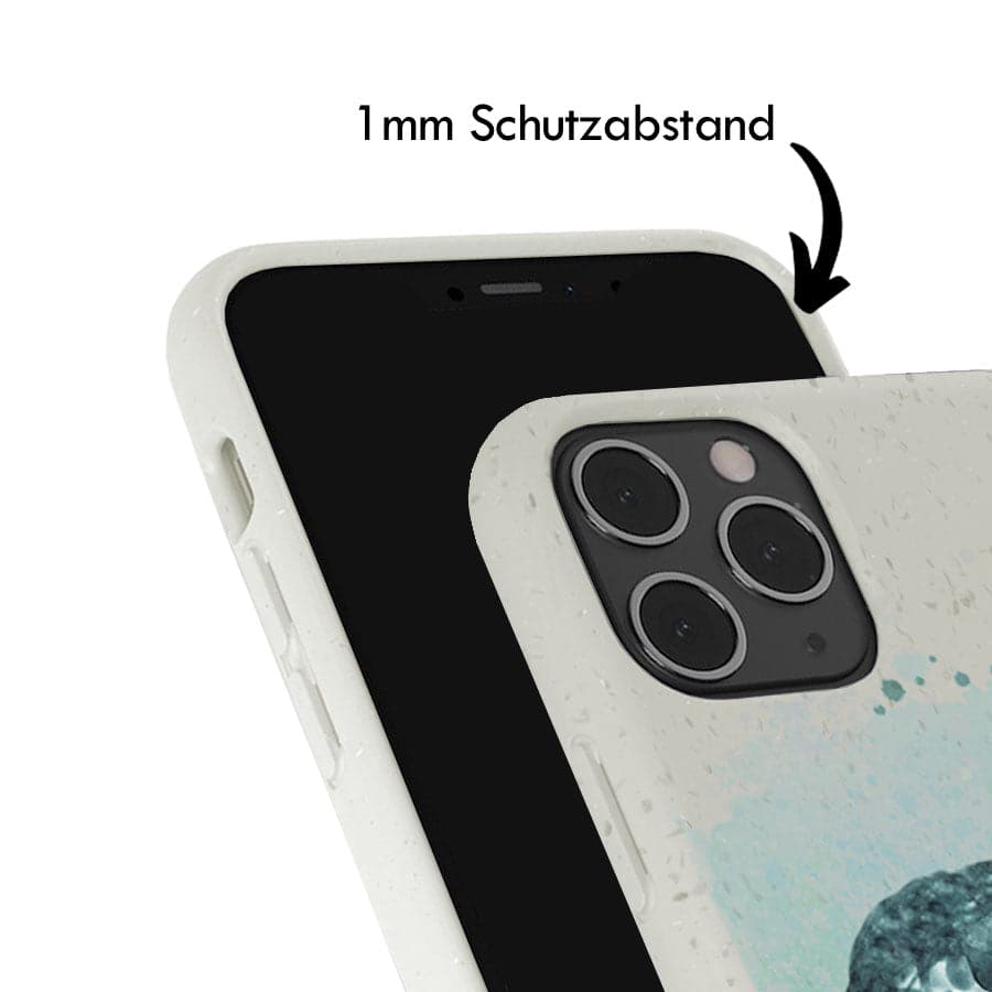 iPhone 15 Hülle - Schildkröte grün - "Baby Turtle" - nachhaltig