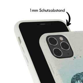 iPhone 13 mini Hülle - Schildkröte grün - "Baby Turtle" - nachhaltig