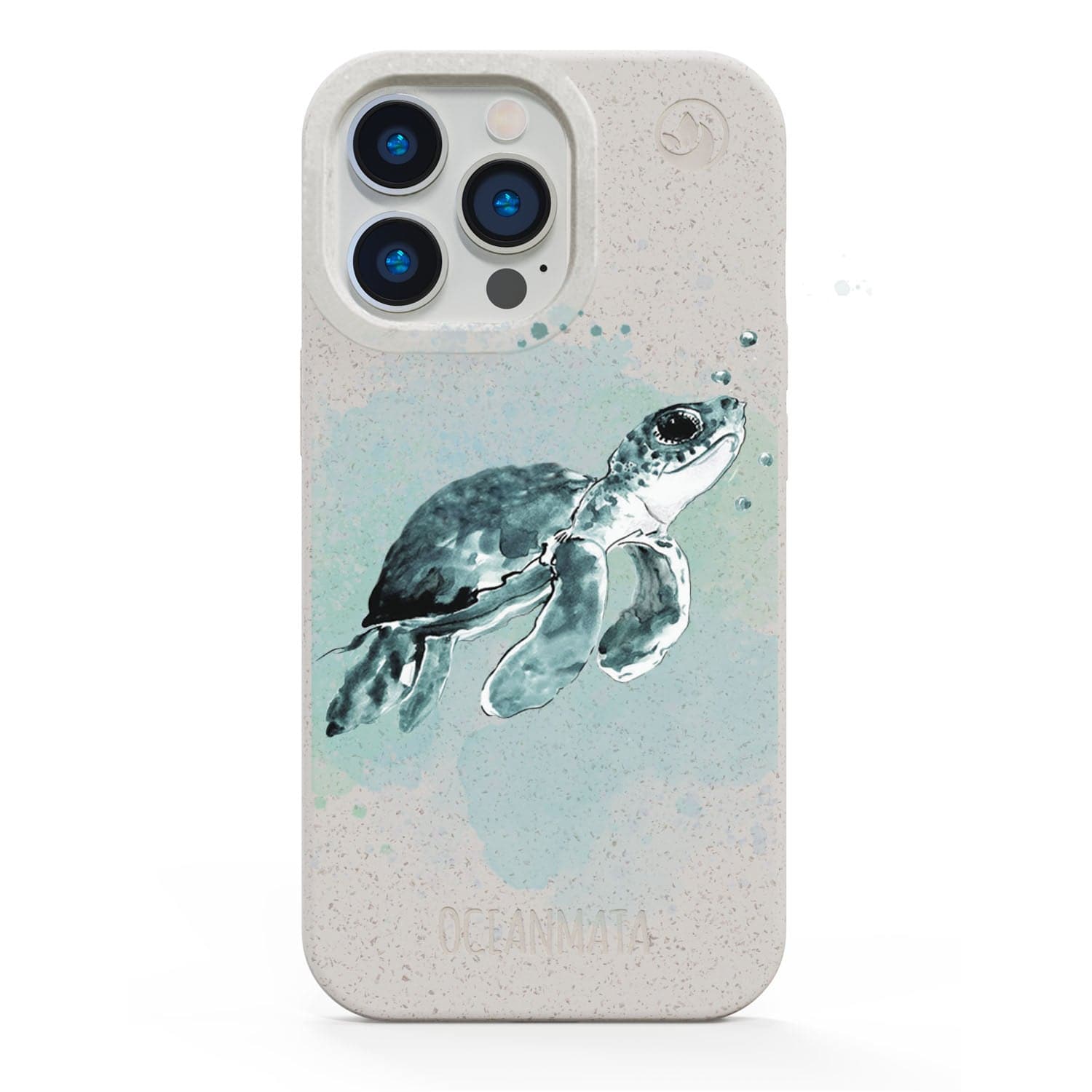 iPhone 17 Air Hülle - Schildkröte grün - "Baby Turtle" - nachhaltig