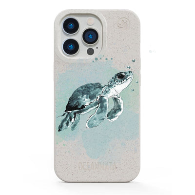 iPhone 13 pro Hülle - Schildkröte grün - "Baby Turtle" - nachhaltig