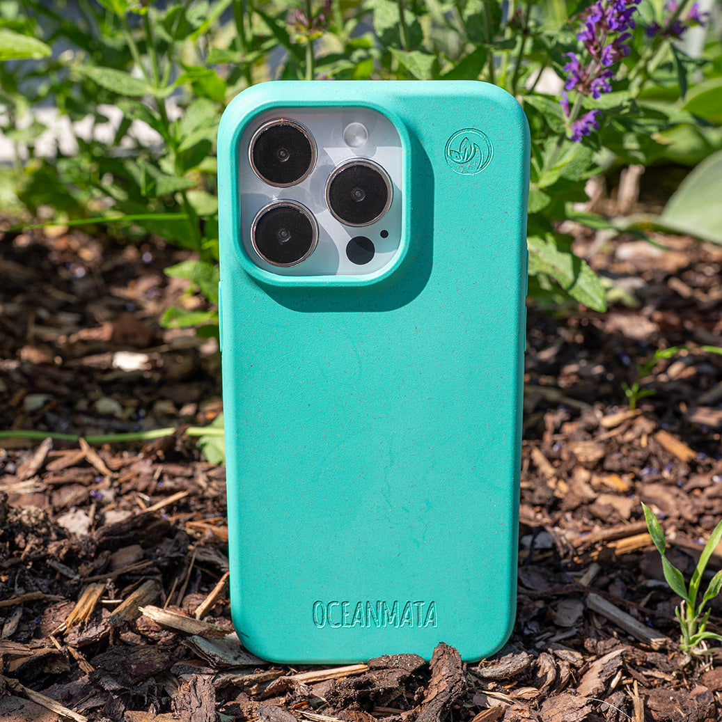 iPhone 15 pro Hülle - türkis - nachhaltig