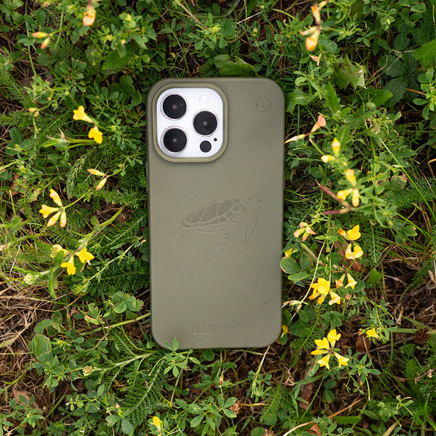 iPhone X/Xs Hülle - grün - "TURTLE" - nachhaltig – Ansicht 4