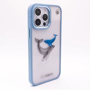 iPhone 15 Hülle - Wal blau - "BlueWhale" - nachhaltig