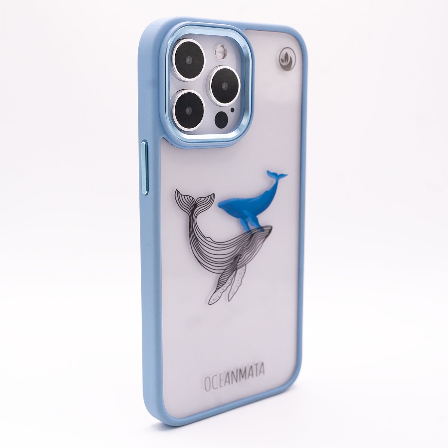 iPhone SE/7/8 Hülle - Wal blau - "BlueWhale" - nachhaltig
