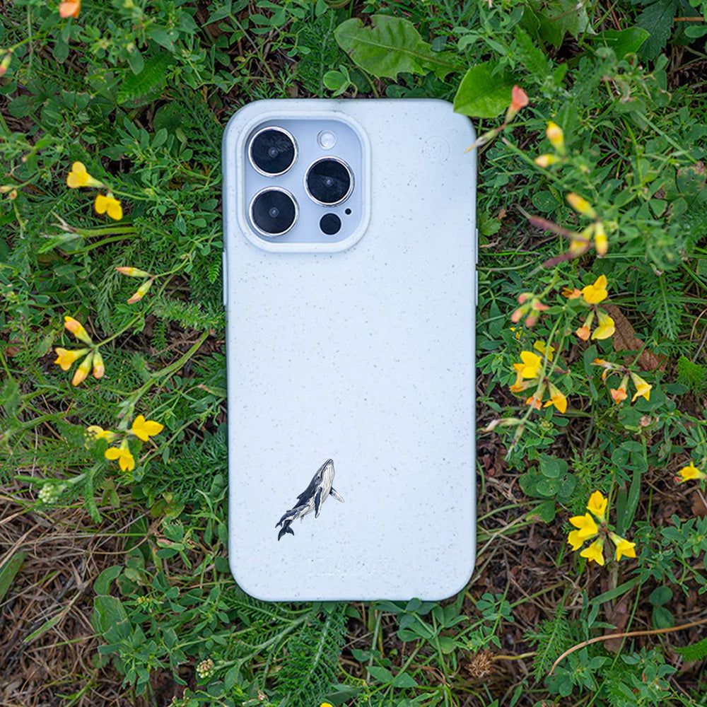 iPhone 17 Hülle - Buckelwal weiß - "OceanLullaby" - nachhaltig