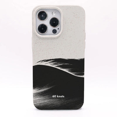 iPhone 16 pro max Hülle - Düne weiß - "60knots" - nachhaltig