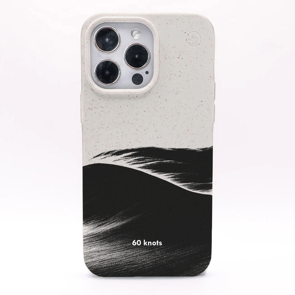 iPhone 12 pro / iPhone 12 Hülle - Düne weiß - "60knots" - nachhaltig