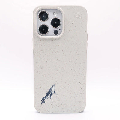 iPhone 16 pro max Hülle - Buckelwal weiß - "OceanLullaby" - nachhaltig