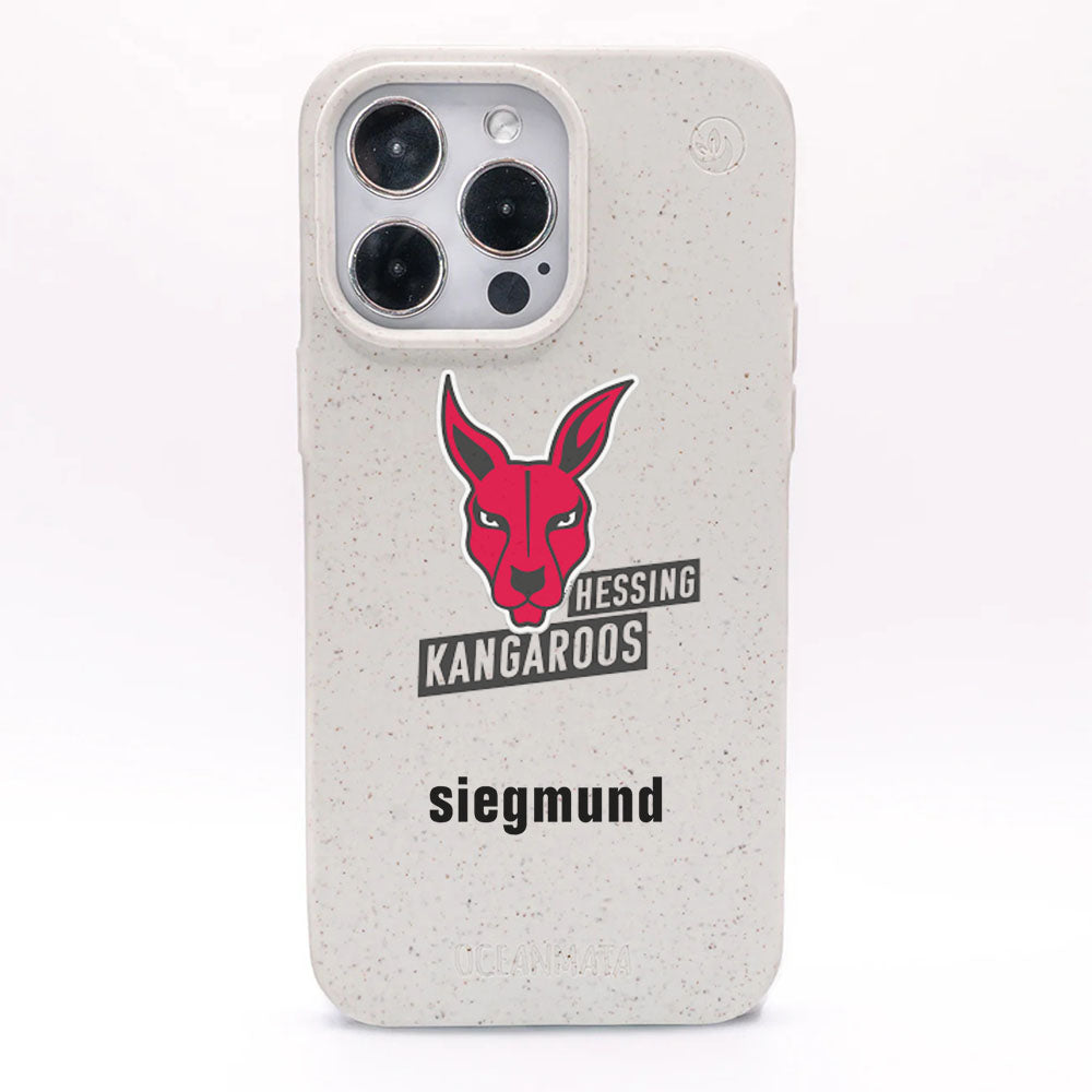 iPhone SE/7/8 Hülle - weiß - "Hessing Kangaroos " - nachhaltig