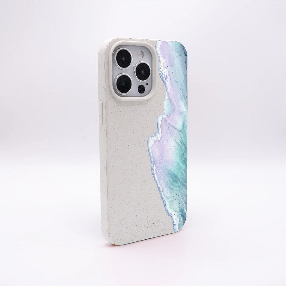 Biologisch abbaubare Handyhülle iPhone 12 mini Bluehour — kompostierbar — Rückseite